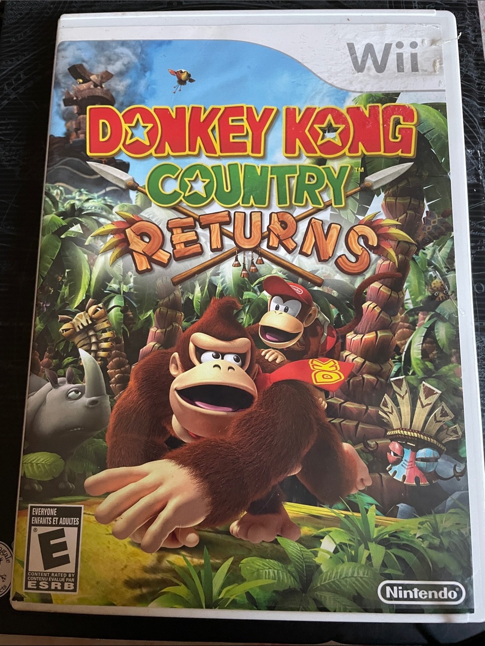 Nintendo Donkey Kong Country Returns (Wii) - Green/Red Cover